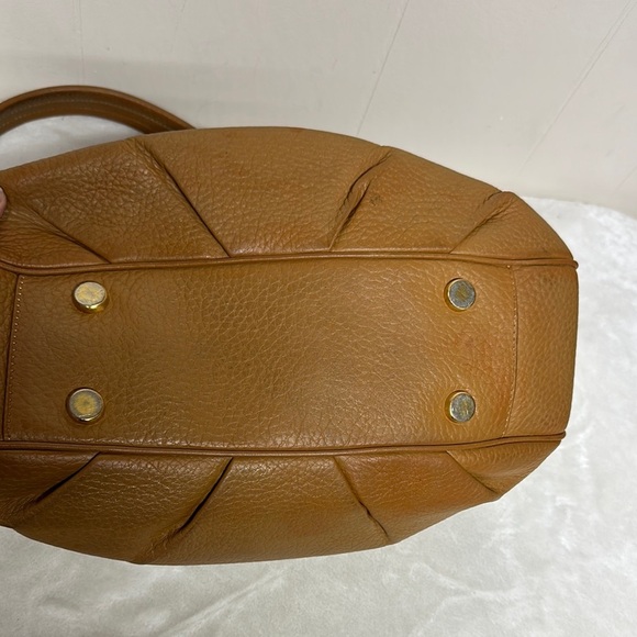 Maxx New York Tan Hobo Shoulder Bag with Gold Hardware - Picture 4 of 14